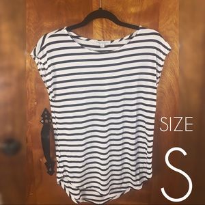 NWOT Striped blouse Sz S